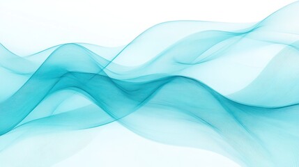 Fototapeta premium Abstract Teal Wave Pattern Design Background