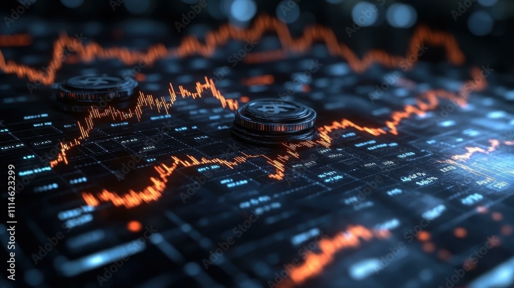 Poster graph diagram image financial creativity abstract image one main object high quality very detailed