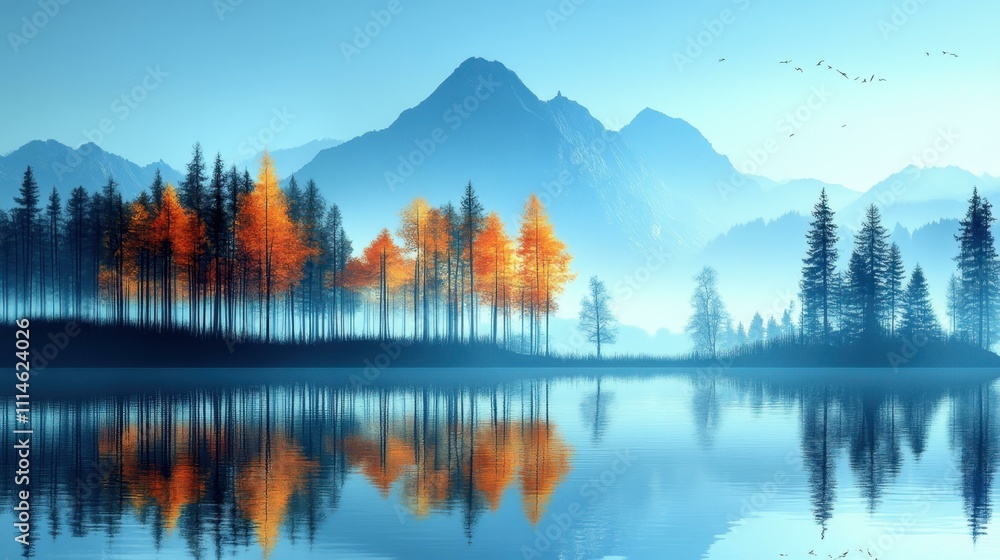 Poster nature abstract image nature's palette abstract image one main object high quality very detailed