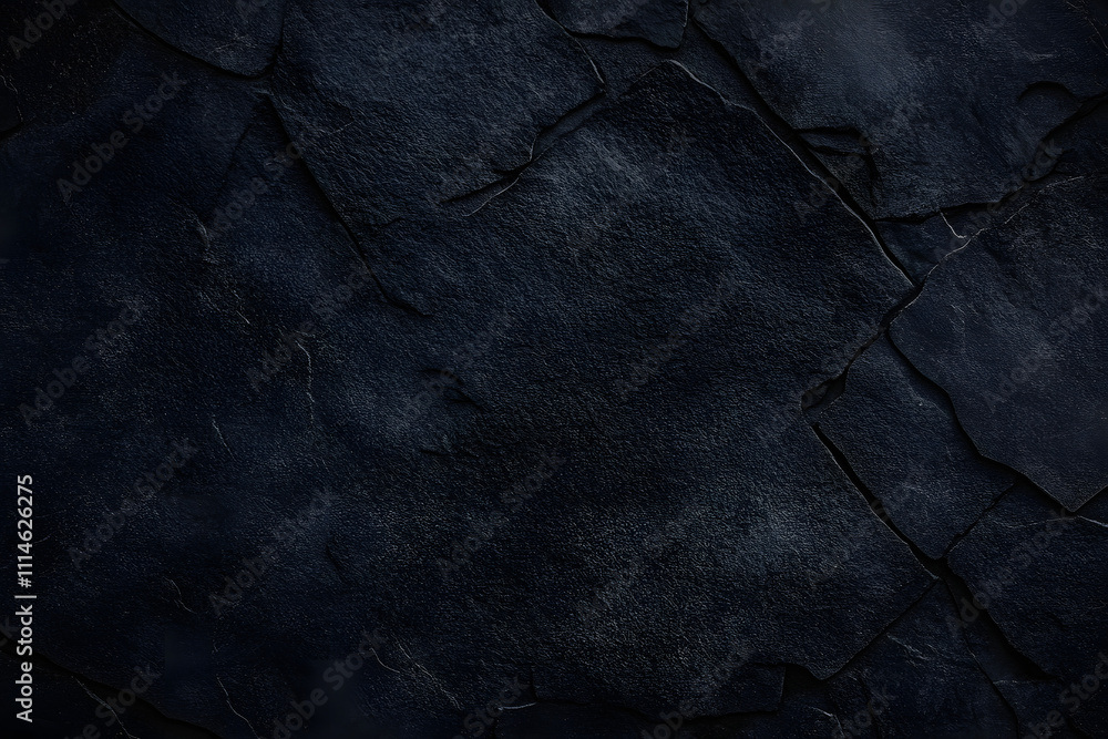 Aufkleber dark grey black slate texture in natural pattern with high resolution for background and design art 