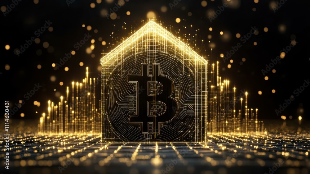 Poster cryptocurrency concepts decentralized applications (dapps) one main object high quality very detaile