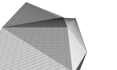 Fototapeta premium abstract architecture, vector background
