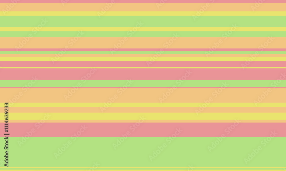 Poster geometric stripes seamless vector pattern with horizontal lines in varied colours, creating an abstr