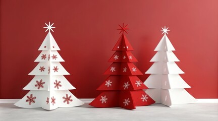 How to Create the Perfect Minimalist Red and White Christmas Tree for Your Home
