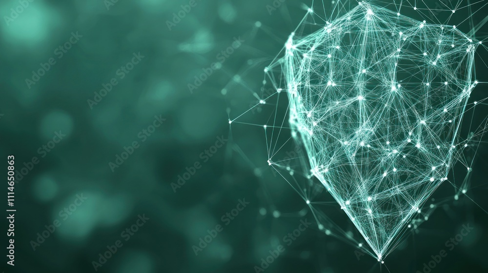 Poster Abstract Network Data Shield Digital Security