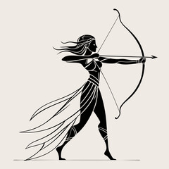 female archer warrior