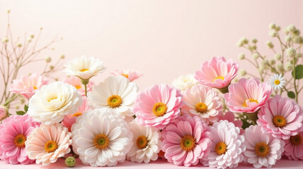 tulips on wooden background