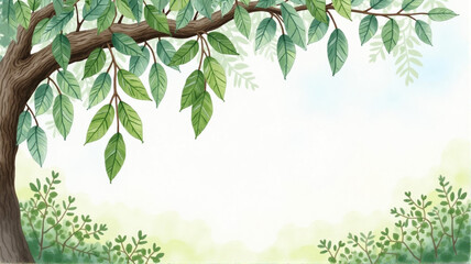 Obraz premium green leaves