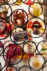 Glass ornaments at Jarmark