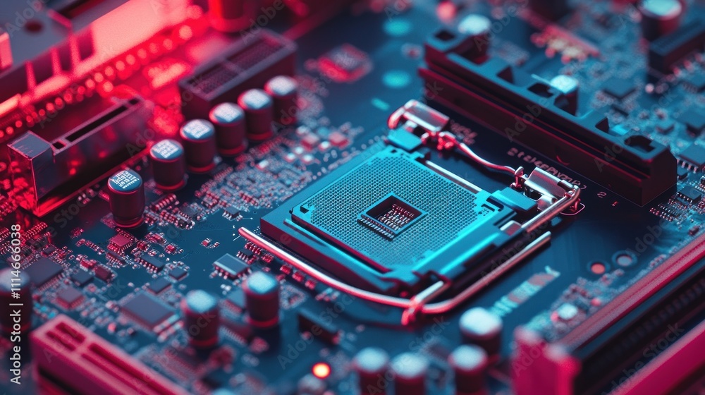 Aufkleber Computer Motherboard Central Processing Unit Socket