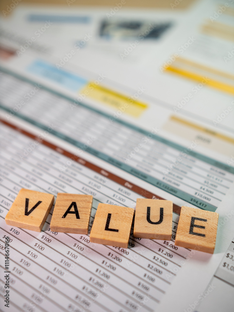 Poster financial insights from document analysis in corporate office workspaces for business value