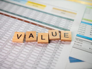 Business value assessment analyzing financial data for strategic growth opportunities