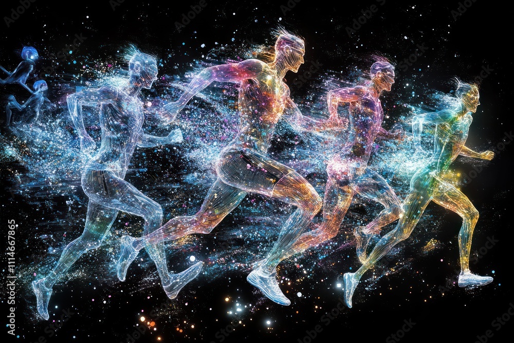 Poster abstract runners in dynamic energetic motion