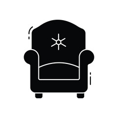 Fototapeta premium Arm chair vector icon