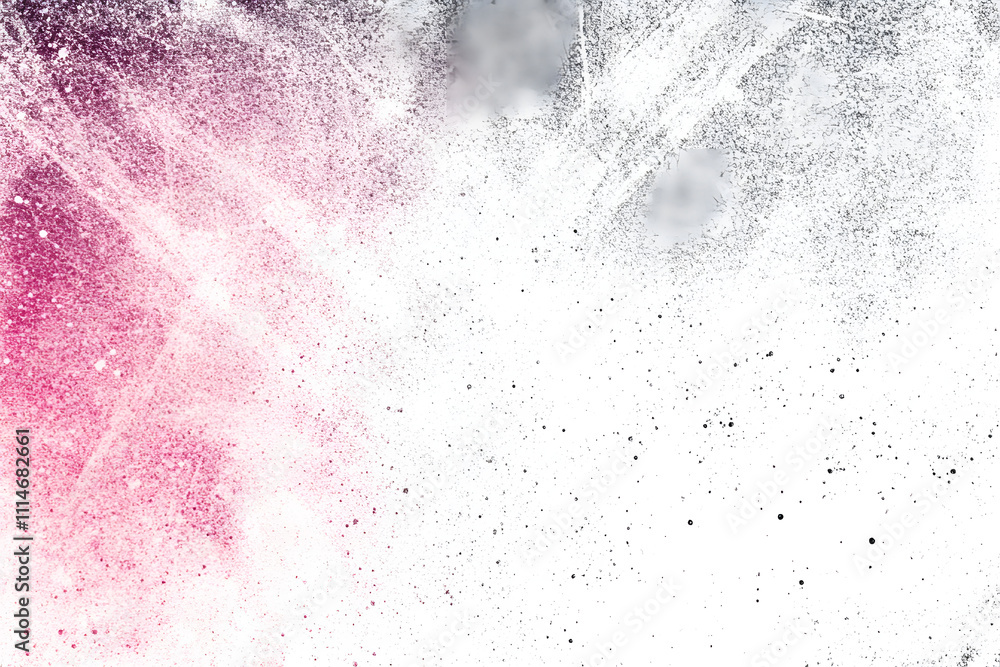 Poster abstract grunge texture effect, scratch and dust particle grain on white background. dirt overlay or