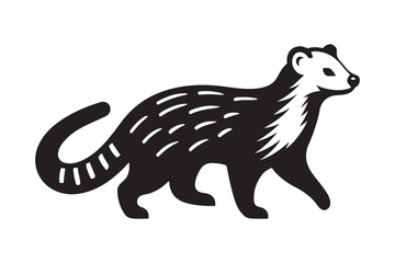 African Civet Silhouette Vector Pack – Perfect for T-Shirts & Posters