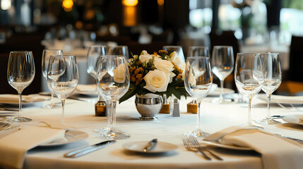 Sophisticated Elegance: Corporate Event Venue with Stylish Decor
