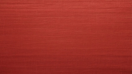 Red linen fabric cloth texture for background, natural textile pattern