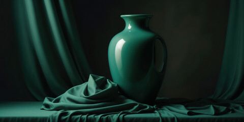 Elegant Ceramic Vase in Moody Lighting2
