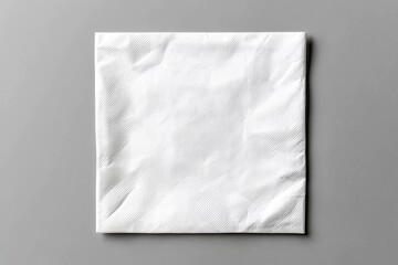Mockup of a paper napkin stack with space for your logo or graphic design.