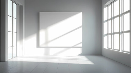 Functional Office Space: Board, Screen, and Natural Light