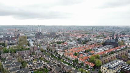 The panorama view of The Hague in Netherland 