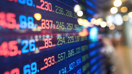 Obraz premium Corporate Bonds Investment Grade Market Display and Data 