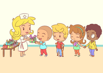 Gifts for children in hospital