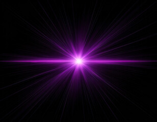 Fototapeta premium abstract lens flare light on black background