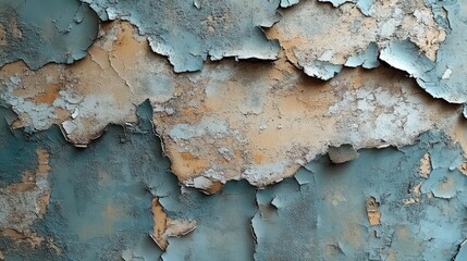 Obraz premium Close-up of a ceiling damaged by water damage in a house