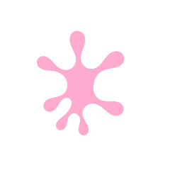 Obraz premium Illustration of colored paint splashes 