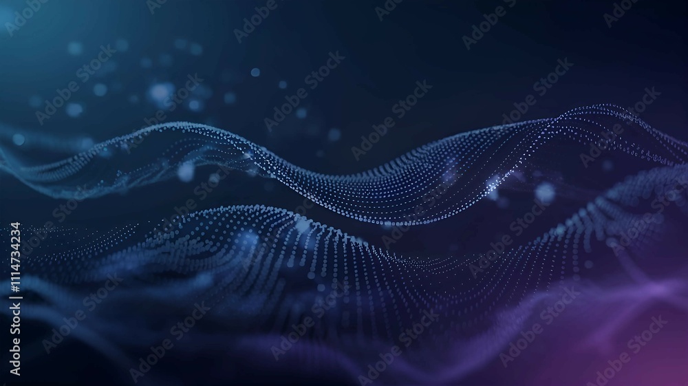 Poster neon-lit cloud icons connected by futuristic lines showcasing modern data storage, cloud networking,