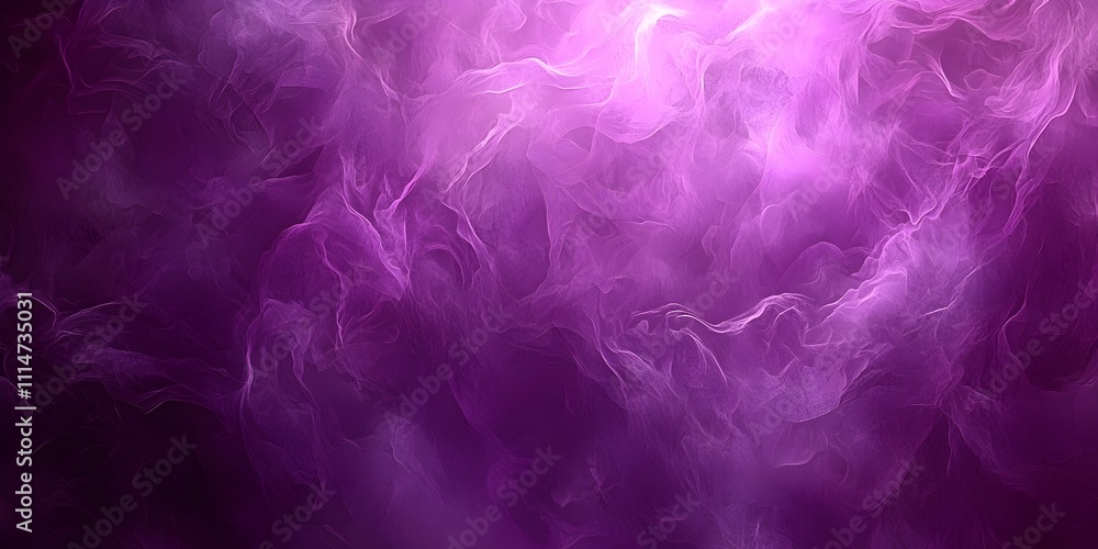 Poster a mesmerizing abstract swirl of ethereal purple hues, blending soft textures that create a sense of 