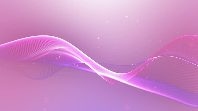 Abstract soft pink waves. Delicate liquid background. Valentine's day. Seamless colorful liquid stripes glitter particles. Pink gradient shapes. Shiny iridescent liquid waves. ShD, 60 fps, 4k,