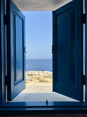 SEA VIEW FROM THE WINDOW