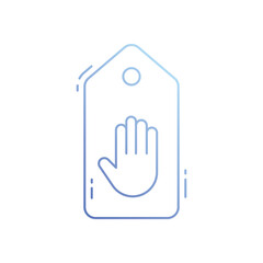 Obraz premium Hand made vector icon