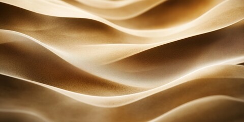 Fototapeta premium Golden waves creating a sense of smooth motion