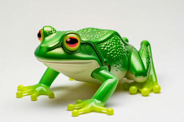 Obraz premium Plastic Toy Frog
