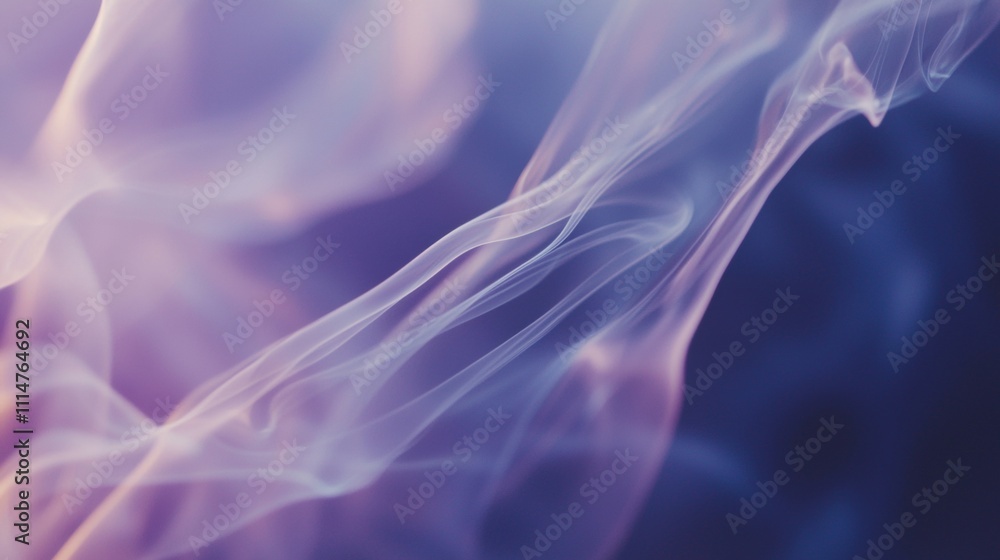 Poster colorful smoke swirling in dynamic, ethereal waves against a dark backdrop, creating an enchanting p