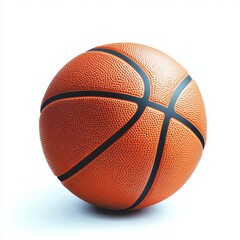 Fototapeta premium a basketball clipart, simple design, orange and black vector, isolated on white background