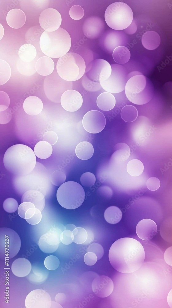Poster purple and blue bokeh background creating festive atmosphere is perfect for any project related to c