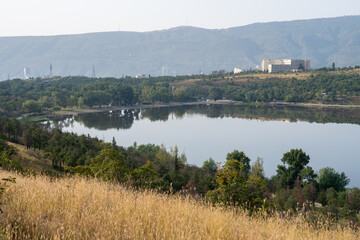 Obraz premium Beautiful view of Lisi lake in Tbilisi