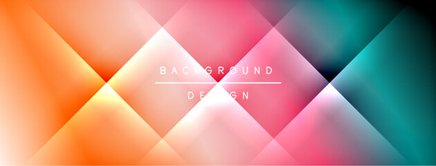 Fototapeta premium Colorful gradient with lines made of shadow and light. Creative background