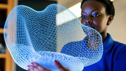 Visualizing virtual reality: interactive 3d hologram display with engaged user interaction