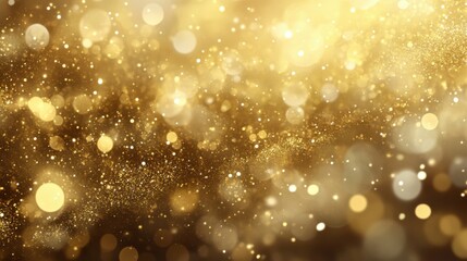 abstract background gold color champagne bokeh shine