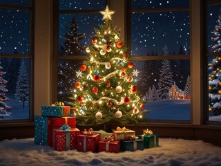 Merry Christmas and New Year&rsquo;s Eve Backgrounds A Collection of Festive Winter Scenes