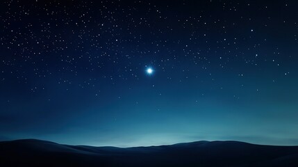 Fototapeta premium A stunning image of the star-studded sky above majestic mountains in the background
