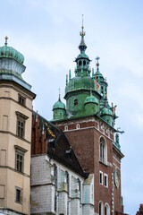 Fototapeta premium Walking in the old town in Krakow, Poland