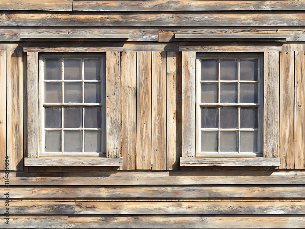 Poster Log siding or clapboard building texture
