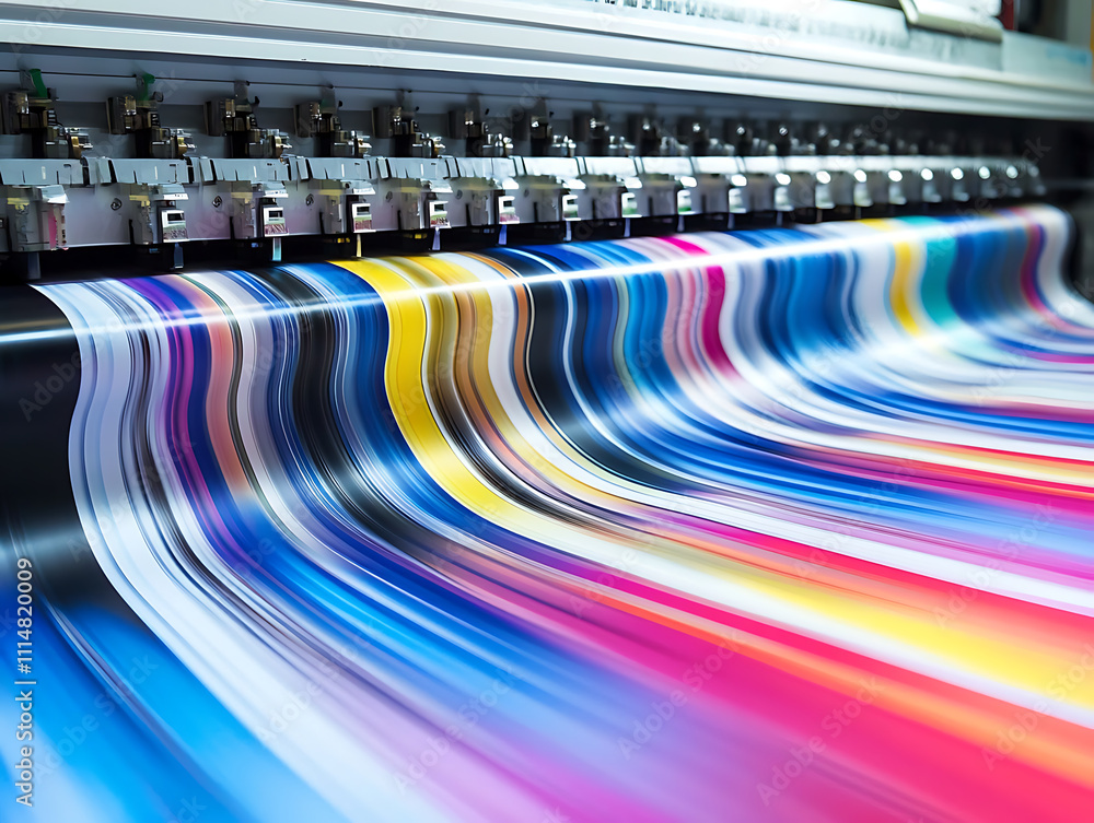 Poster office or professional plotter lag format photocopier or printer with color ribbons for high quality